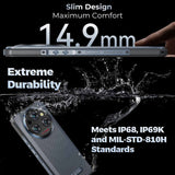 OUKITEL WP35s 4G Rugged 6GB RAM + 256GB 6.56’’ HD + Display 11000mah Battery - Oukitel