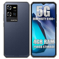 OUKITEL WP50 5G Rugged Phone 6.6’’ HD Display 6500mah Battery 12mm Thick 4GB + 256GB - Blue - Oukitel