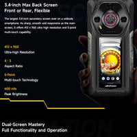 Ulefone Armor 30 Pro 5G 16GB RAM + 512GB 6.95’’ + 3.4’’ Dual Screen 50MP Cam 64MP IR Night Vision - Ulefone