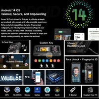 Ulefone Armor 30 Pro 5G 16GB RAM + 512GB 6.95’’ + 3.4’’ Dual Screen 50MP Cam 64MP IR Night Vision - Ulefone