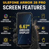 Ulefone Armor 28 Pro 5G Rugged Dimensity 7300 6.67’’ AMOLED Display 16GB + 512GB Sony IMX989 Camera - Ulefone