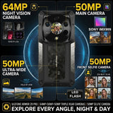 Ulefone Armor 28 Pro 5G Rugged Dimensity 7300 6.67’’ AMOLED Display 16GB + 512GB Sony IMX989 Camera - Ulefone