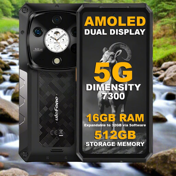 Ulefone Armor 28 Pro 5G Rugged Dimensity 9300 + 6.67’’ AMOLED Display 16GB + 512GB Sony IMX989 Camera - Ulefone