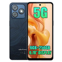 Ulefone Note 18 Ultra 5G Phone 6GB + 256GB 6.78’ FHD + Display NFC IR Remote - Black - Ulefone