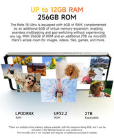 Ulefone Note 18 Ultra 5G Phone 6GB + 256GB 6.78’’ FHD + Display NFC IR Remote - Ulefone