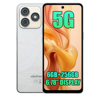 Ulefone Note 18 Ultra 5G Phone 6GB + 256GB 6.78’’ FHD + Display NFC IR Remote - White - Ulefone