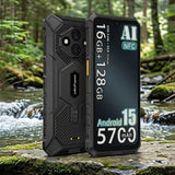 Ulefone Rugking 3 Pro 4G Phone | 8GB + 128GB | 6.56in Screen | NFC | 5700mAh Battery - Black - Ulefone