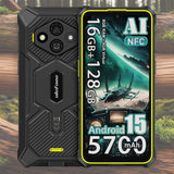 Ulefone Rugking 3 Pro 4G Phone | 8GB + 128GB | 6.56in Screen | NFC | 5700mAh Battery - Green - Ulefone