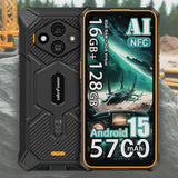 Ulefone Rugking 3 Pro 4G Phone | 8GB + 128GB | 6.56in Screen | NFC | 5700mAh Battery - Orange - Ulefone