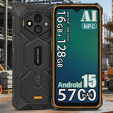 Ulefone Rugking 3 Pro 4G Phone | 8GB + 128GB | 6.56in Screen | NFC | 5700mAh Battery - Orange - Ulefone