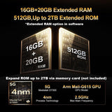 Doogee V Max Play 5G Rugged VIP Edition | Projector | 16GB + 512GB | 20500mAh | 200MP Samsung Camera - Black - Doogee