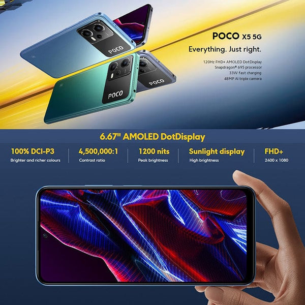 Xiaomi POCO X5 5G 8GB/256GB 6.67´´ Dual Sim Smartphone Blue