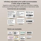 Yesido SP10 Thermal Bluetooth Label Printer - White - Yesido