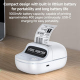Yesido SP10 Thermal Bluetooth Label Printer - White - Yesido