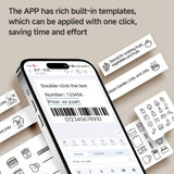 Yesido SP10 Thermal Bluetooth Label Printer - White - Yesido