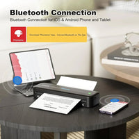 Phomemo M832 A4 Portable Bluetooth Direct Thermal Printer with Paper Roll Bin - Phomemo