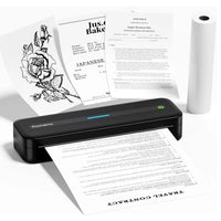 Phomemo M832 A4 Portable Bluetooth Direct Thermal Printer with Paper Roll Bin - Phomemo