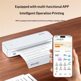 Yesido SP11 Portable A4 Thermal Printer | Rechargeable Mobile Printing Machine for Home & Office - Yesido
