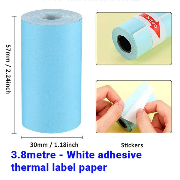 3 PACK] 57mm Thermal Label Paper Roll 3.8m - For Phomemo and other thermal  label printers – NOCO