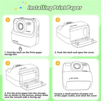 P79 Instant Photo Print Kids Digital Camera and Thermal Printer 32GB Colour LCD Dual Camera - Noco