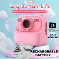 P79 Instant Photo Print Kids Digital Camera and Thermal Printer 32GB Colour LCD Dual Camera - Noco