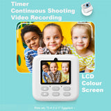 P79 Instant Photo Print Kids Digital Camera and Thermal Printer 32GB Colour LCD Dual Camera - Noco