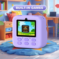 P79 Instant Photo Print Kids Digital Camera and Thermal Printer 32GB Colour LCD Dual Camera - Noco