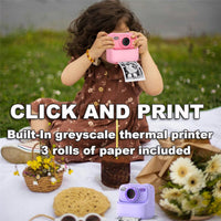 P79 Instant Photo Print Kids Digital Camera and Thermal Printer 32GB Colour LCD Dual Camera - Noco