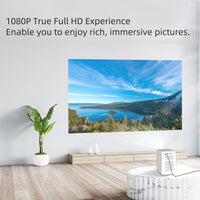 MeCool KP2 1920x1080p 600ANSI Smart LCD Projector Netflix Certified - tv AUN