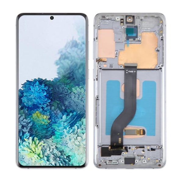Samsung OLED LCD Screen - Fits Galaxy S20 + 4G/5G With Frame - PART ONLY - Oppo