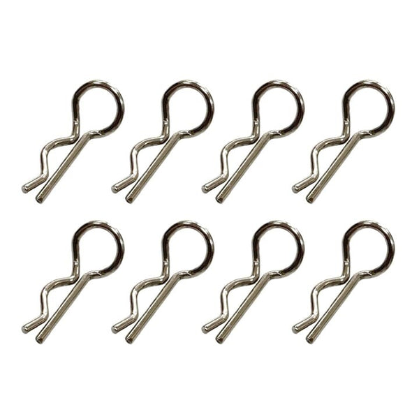 RC Part 6057 Metal Body Clips 8 Pack - JJRC