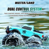 8860 1/16 Scale 4WD Amphibious Remote Control Off-Road Car - Blue - JJRC