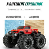 8860 1/16 Scale 4WD Amphibious Remote Control Off-Road Car - Blue - JJRC