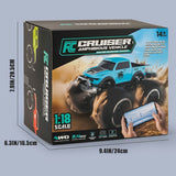 8860 1/16 Scale 4WD Amphibious Remote Control Off-Road Car - Blue - JJRC