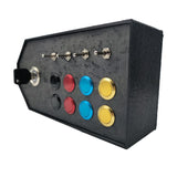 RaceCraftsNZ RC05 Button Box 8x Buttons 4 Switches Realistic Key Switch - Black - RaceCrafts