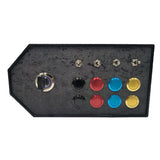 RaceCraftsNZ RC05 Button Box 8x Buttons 4 Switches Realistic Key Switch - Black - RaceCrafts