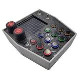 RaceCraftsNZ RC06 Button Box 12x LED Buttons Dual Rotary Encoders LED Flag Box - Grey - RaceCrafts