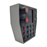 RaceCraftsNZ RC06 Button Box 12x LED Buttons Dual Rotary Encoders LED Flag Box - Grey - RaceCrafts