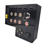 RaceCraftsNZ RC07 Button Box: The Professional Simulation Command Center - Black - RaceCrafts