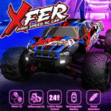 Enoze Dual Motor Bigfoot RC Truck LEDs Max 40km/h Proportional Control RTR - NOCO