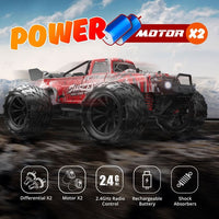 Enoze Dual Motor Bigfoot RC Truck LEDs Max 40km/h Proportional Control RTR - NOCO