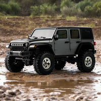 JJRC RC C8801 4WD Rock Crawler Throttle Limits LED Lights Metal Gear Servo - Grey - JJRC