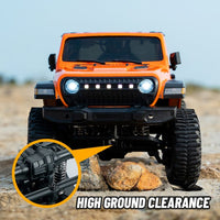 JJRC RC C8801 4WD Rock Crawler Throttle Limits LED Lights Metal Gear Servo - JJRC