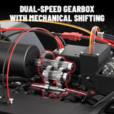 JJRC RC C8801 PRO Warrior 4WD Rock Crawler Throttle Limits LED Lights Upgraded Shocks - JJRC