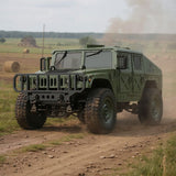 JJRC C8835 RC Off-Road Heavy Duty Military Crawler with Metal Chassis & LED Lights - Green - JJRC
