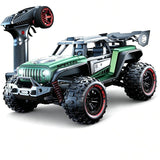 JJRC C8837 4WD 1/14 Jeep-Style 30km/h Off-Road All-Terrain RC Crawler - Green - JJRC