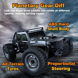 JJRC RC Q132C 4WD Off Roader Up to 38km/h 390 Brushless Motor Metal parts LED Lights - JJRC