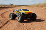 JJRC Q208 CyberFoot RC Truck 4WD Rubber Tyres 15kmh Speed - Yellow - JJRC