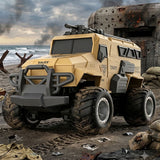 JJRC Q241 4WD Amphibious Remote Control Armored Vehicle RC Army Truck - Khaki - JJRC