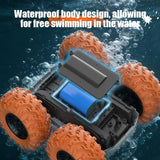 JJRC Q242 Amphibious Dual-Sided Off-Road Stunt Remote Control Car - Orange - JJRC